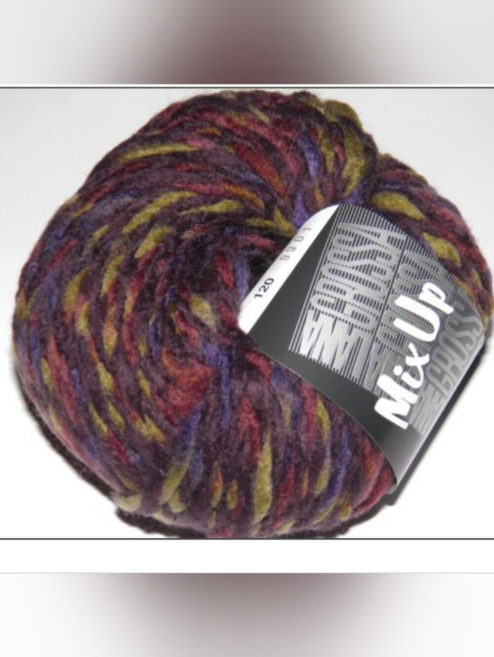 LANA GROSSA mix up yarn merino wool blend verigated jewel tone Yarn 4x 50g